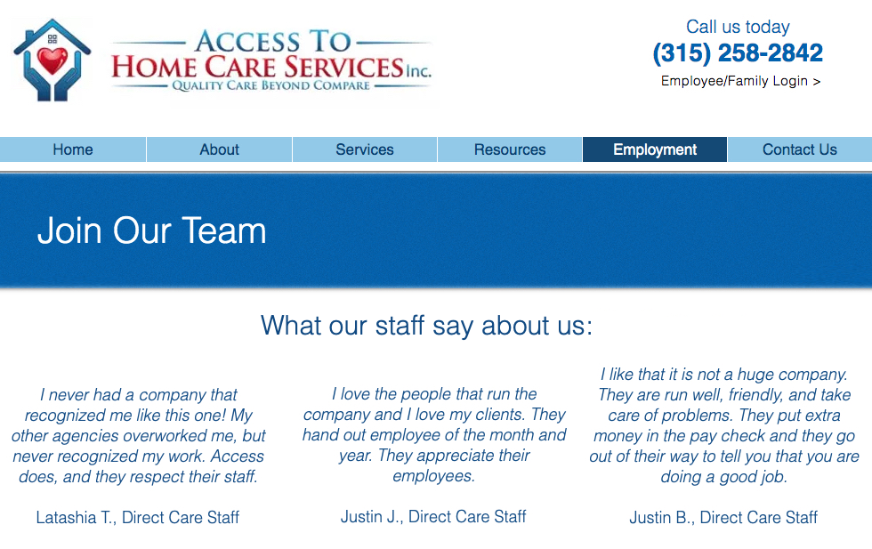 Access To Home Care Services, Inc.